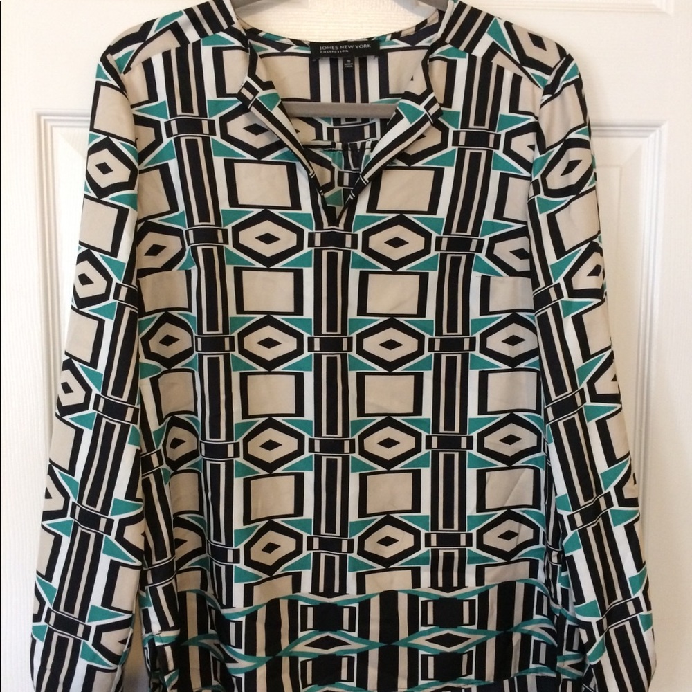 Silky printed top